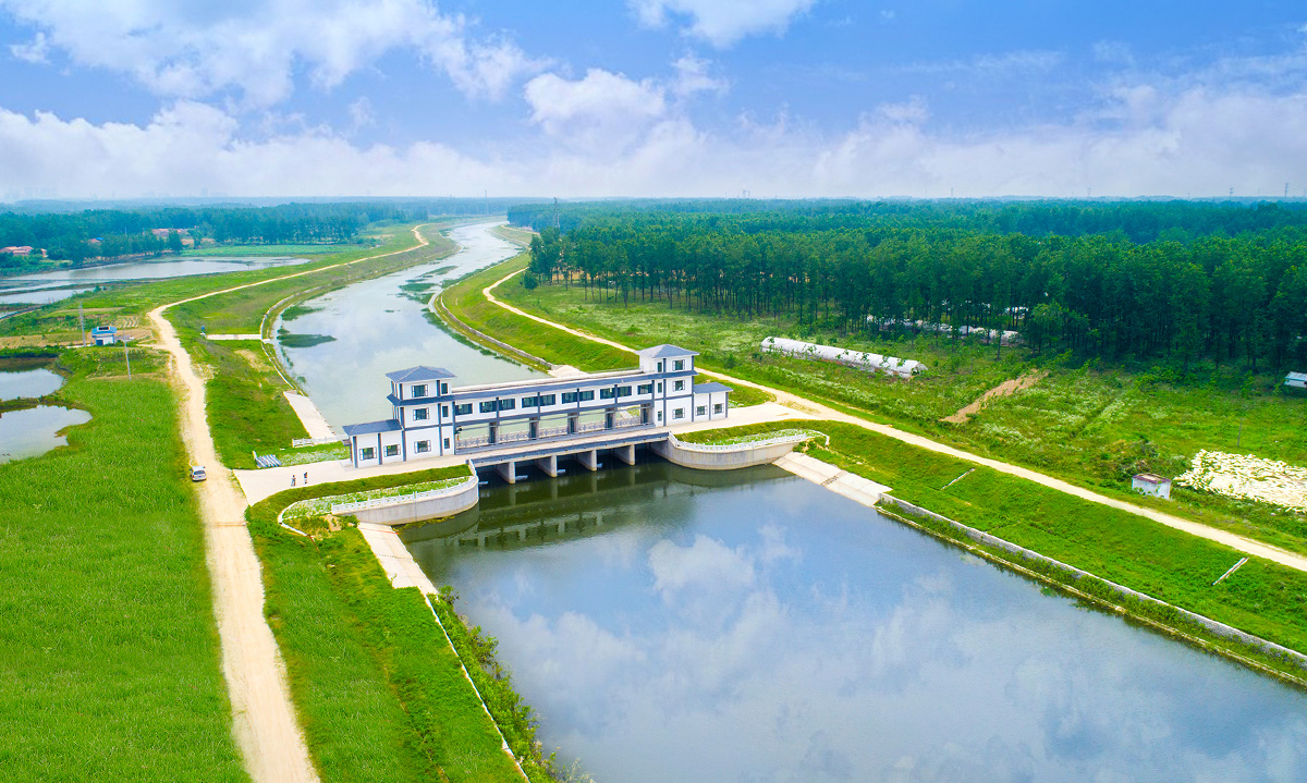 河道生態(tài)護坡綠化