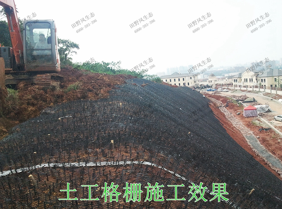 7土工格柵施工效果