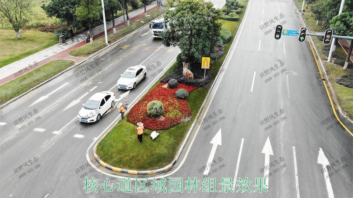 廣東河源濱江大道園林景觀工程 廣東河源濱江大道園林景觀工程